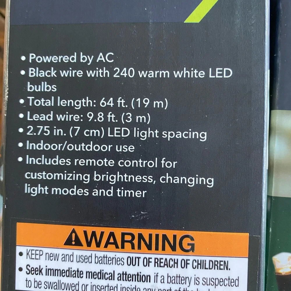 NWT🔥Casalux String Lights with ProDec Patio Light Clips